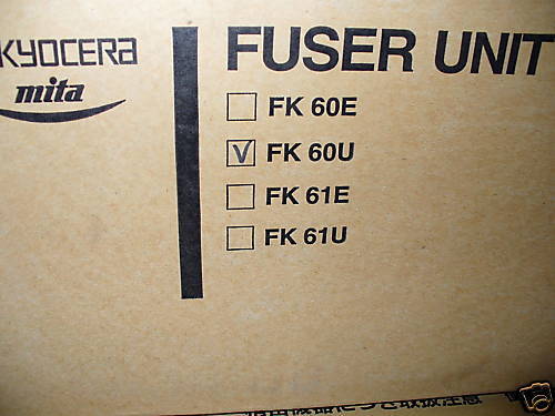 KYOCERA MITA FK60 FUSER FK 60U FOR FS 1800 FS 1900 N  