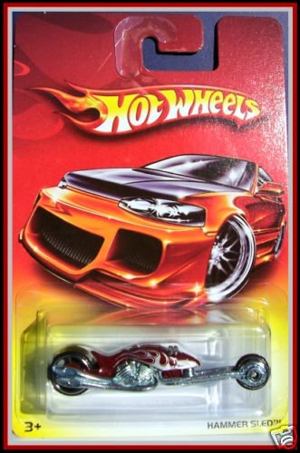 2006 Hot Wheels 020 Hammer Sled Red