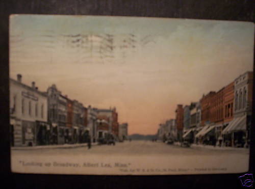 1909 Postcard Tom Keene Cigars Albert Lea Minnesota MN