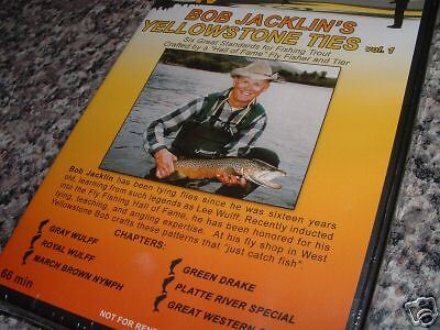 Fly Tying DVD BOB JACKLINS YELLOWSTONE TIES vol 1