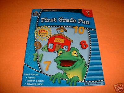 FIRST GRADE FUN Phonics Math Gr 1 Reproducible TCR NEW  