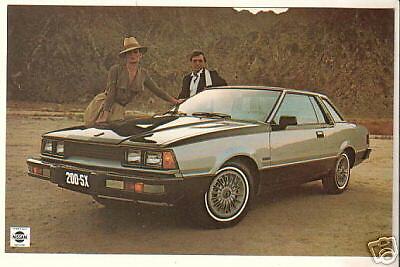 1979 1980 NISSAN DATSUN 280 SX 280SX Dealer Postcard  