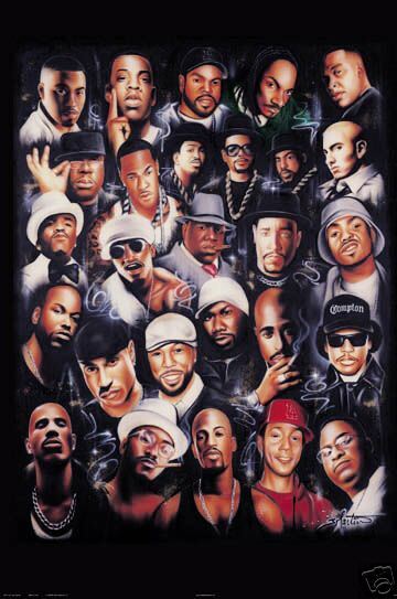 RAP GODS GANGSTER   SNOOP 2PAC 16X20 HIP HOP POSTER #3  