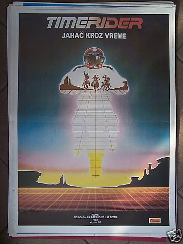 TIMERIDER BELINDA BAUER YUGOSLAVIAN MOVIE POSTER 1982  