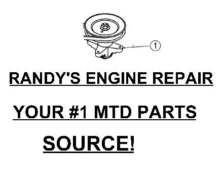 SPINDLE PULLEY ASSEMBLY MTD 918 0624 618 0624 FITS +++  