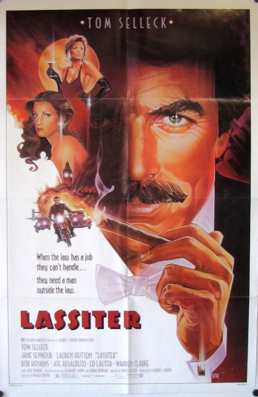 326 Lassiter 1 Sheet Movie Poster Tom Selleck 27x41