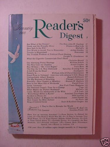 Readers Digest January 1968 Albert Einstein F Buchman