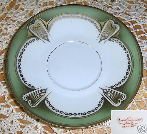 Porcelain Reinhold Schlegelmilch Tillowitz Saucer NICE  