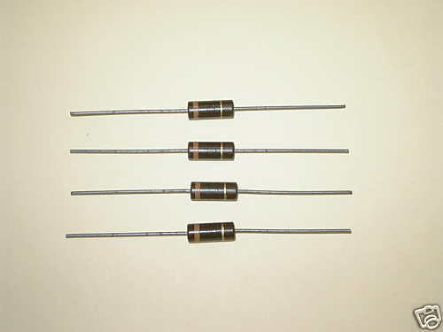 9K or 3900 Ohm 1 Watt Carbon Composition Resistors  