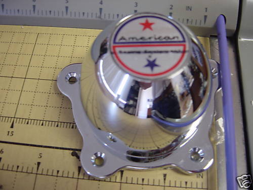 American Racing 9 cm Chrome Wheel RIM Replacement Center Cover Cap 